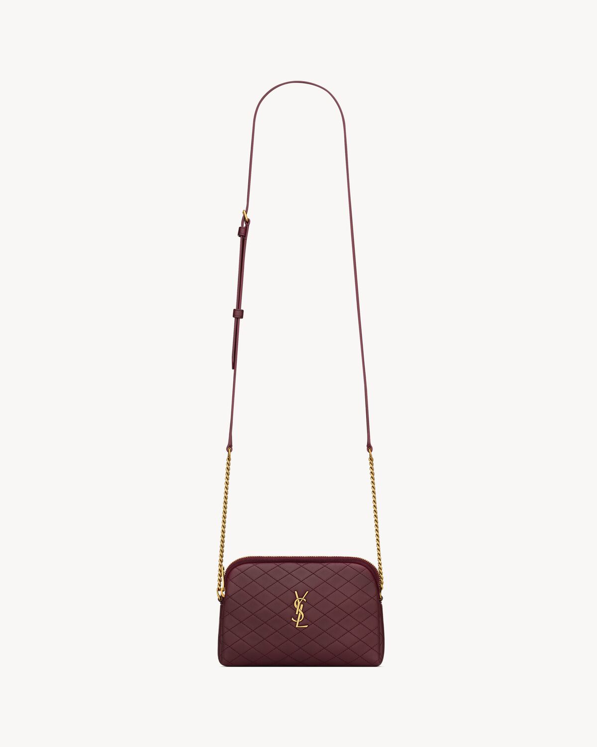 YSL Gaby Zipped Pouch in Quilted Lambskin - Image 1